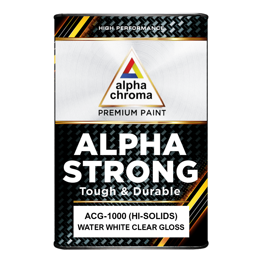 Alpha Chroma Alpha Strong Hi-Solids Water White Clear Gloss Lacquer